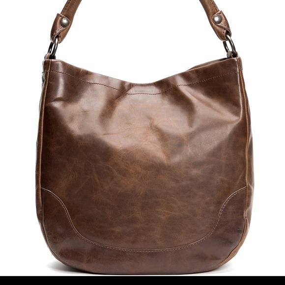 Frye Melissa Hobo Bag Dark Brown EC - Picture 3 of 12